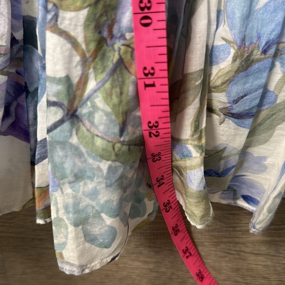 NEW OTHER STORIES  Floral Long Sleeve Smocked Cotton Dress 8 - Picture 12 of 14